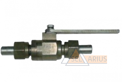 Кран запорный шаровой СК 39012 - 010  фото 1