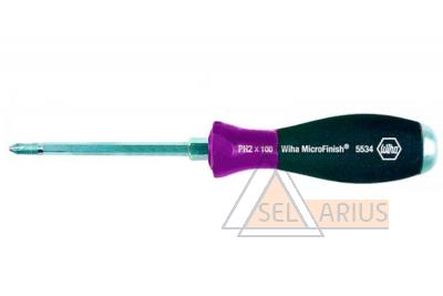Фото отвертки MicroFinish Phillips со стальным набалдашником